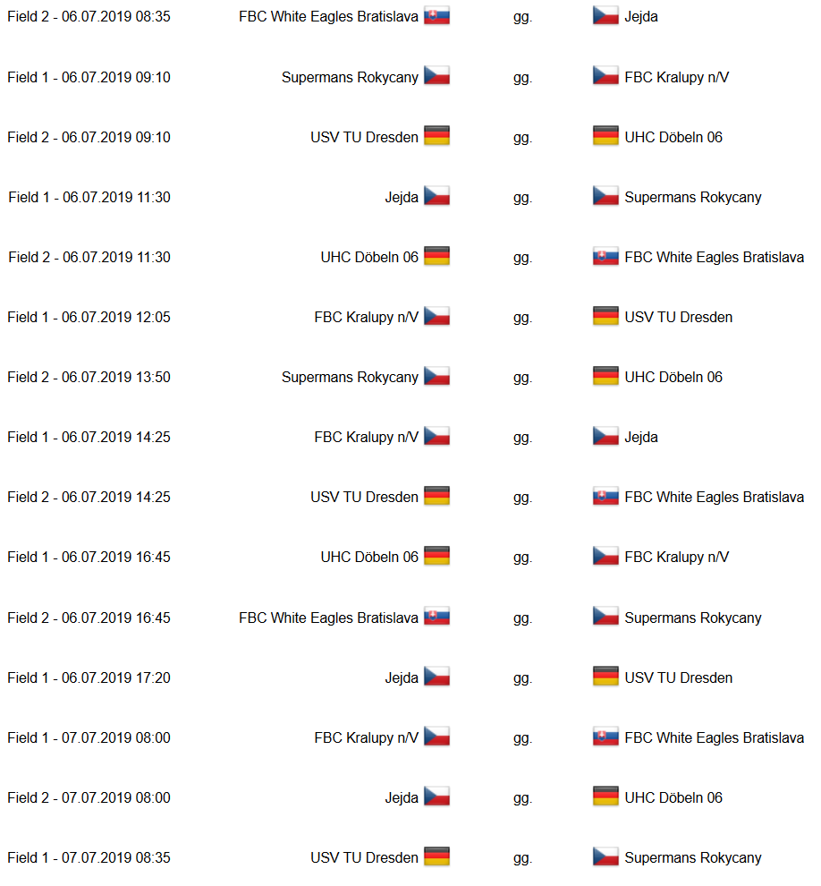 match schedule group b